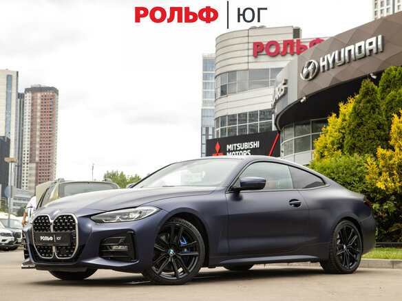 2022 BMW 4 серии 430i xDrive G22, G23, G26, синий
