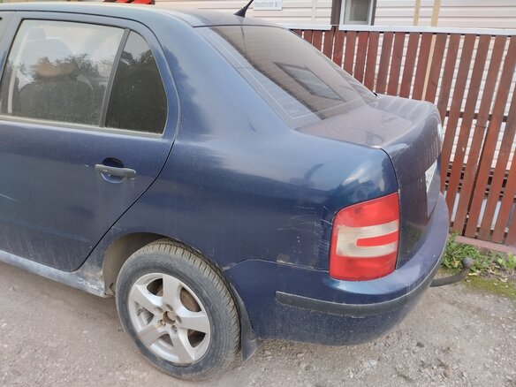 2006 Skoda Fabia I Рестайлинг, фиолетовый, 120000 рублей - вид 5