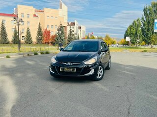 2014 Hyundai Solaris I, чёрный, 979000 рублей, вид 1
