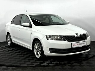 2014 Skoda Rapid I, белый, 800000 рублей, вид 4