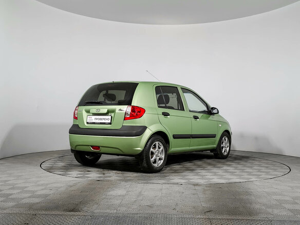 2008 Hyundai Getz I Рестайлинг, зелёный, 521000 рублей - вид 4