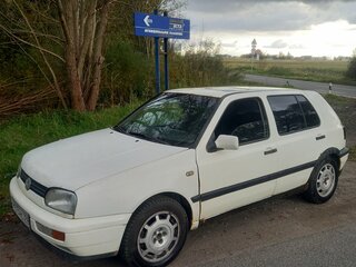 1992 Volkswagen Golf III, белый, 130000 рублей, вид 4