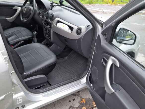 2012 Renault Logan I Рестайлинг, серый, 700000 рублей - вид 7