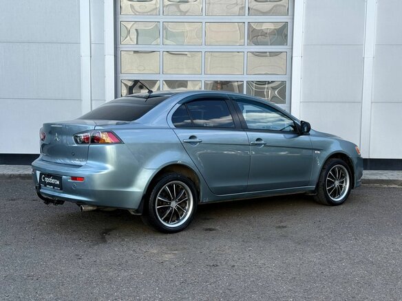 2011 Mitsubishi Lancer X Рестайлинг, зелёный, 644000 рублей - вид 4