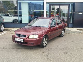 2007 Hyundai Accent ТагАЗ II, красный, 359000 рублей, вид 1