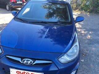2011 Hyundai Solaris I, синий, 520000 рублей, вид 3