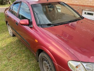 2002 Nissan Almera II (N16), пурпурный, 165000 рублей, вид 1