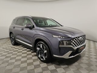 2021 Hyundai Santa Fe IV Рестайлинг, синий, 3235000 рублей, вид 3