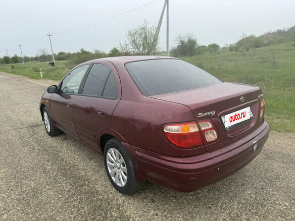 2001 Nissan Sunny N16, красный, 330000 рублей - вид 7