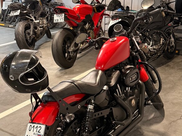 2007 Harley-Davidson Sportster 1200, красный, 650000 рублей - вид 12