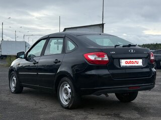 2014 Lada (ВАЗ) Granta I, чёрный, 289999 рублей, вид 4