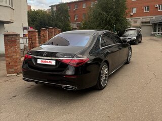 2021 Mercedes-Benz S-Класс 500 Long 4MATIC VII (W223), чёрный, 9500000 рублей, вид 4
