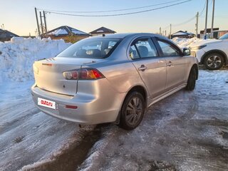 2012 Mitsubishi Lancer X Рестайлинг, серебристый, 650000 рублей, вид 2