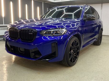 2022 BMW X3 M Competition I (F97) Рестайлинг, синий, 7900000 рублей, вид 2