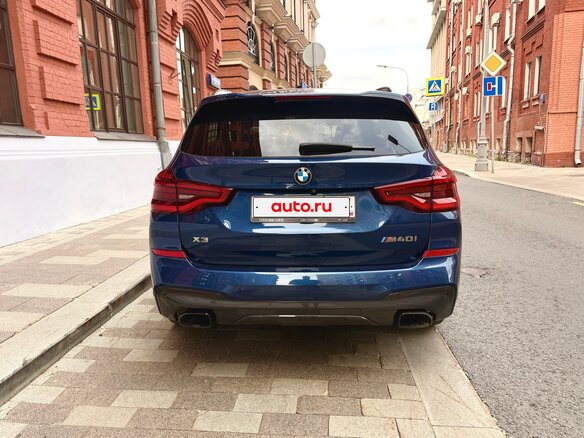 2018 BMW X3 M40i III (G01), синий, 4690000 рублей - вид 5
