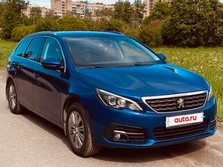 2018 Peugeot 308 II Рестайлинг, синий, 1090000 рублей, вид 3