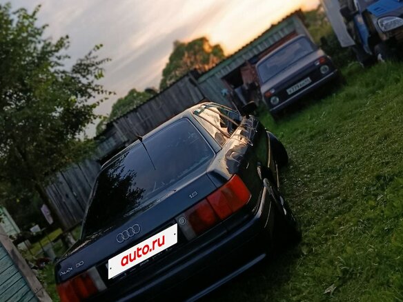 1991 Audi 80 IV (B3), чёрный, 125000 рублей - вид 5