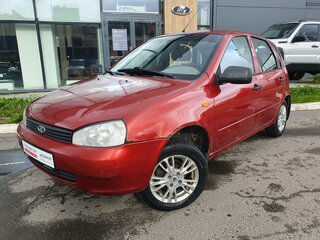 2012 Lada (ВАЗ) Kalina I, красный, 260000 рублей, вид 1
