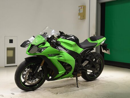 2013 Kawasaki ZX-10R Ninja, зелёный, 1100000 рублей, вид 5