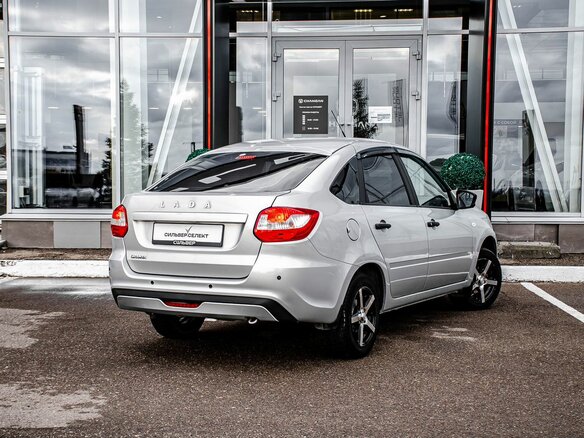 2019 Lada (ВАЗ) Granta I Рестайлинг, серебристый, 590000 рублей - вид 1