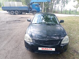 2008 Lada (ВАЗ) Priora I, чёрный, 240000 рублей, вид 1