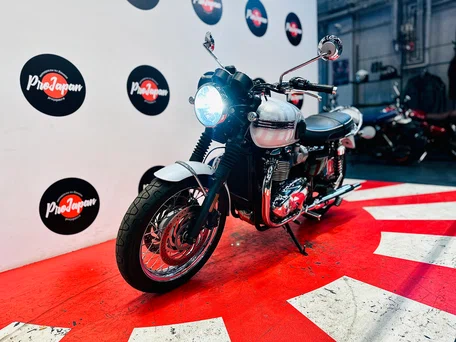 2019 Triumph Bonneville T120, белый, 1260000 рублей, вид 4