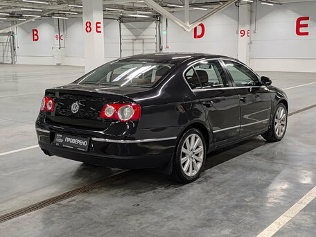 2008 Volkswagen Passat B6, чёрный, 640000 рублей, вид 5