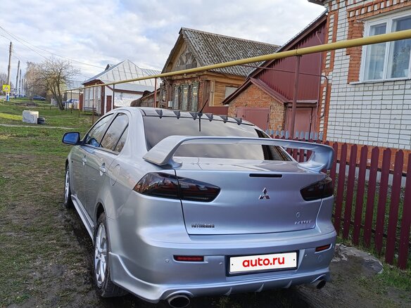 2008 Mitsubishi Lancer X, серебристый, 790000 рублей - вид 4