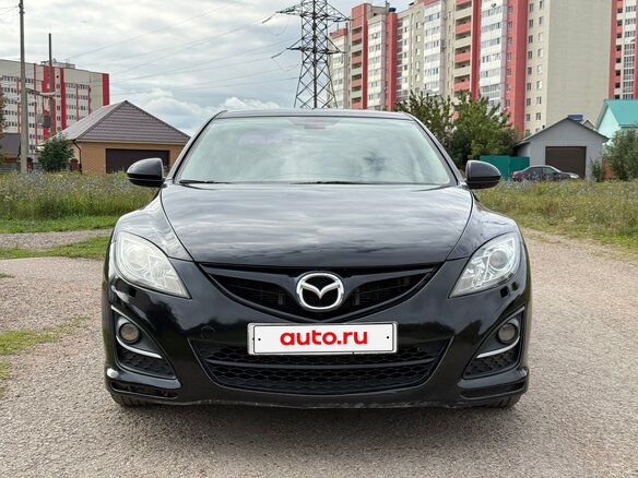 2012 Mazda 6 II (GH) Рестайлинг, чёрный, 750000 рублей - вид 1