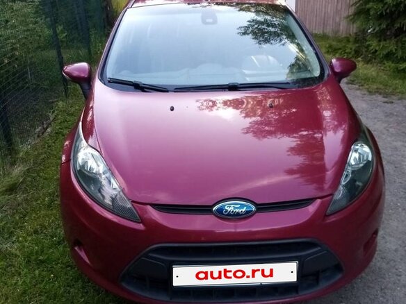 2008 Ford Fiesta Mk6, красный, 700000 рублей - вид 1