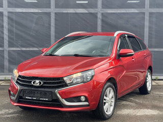 2018 Lada (ВАЗ) Vesta SW I, красный, 870000 рублей, вид 3