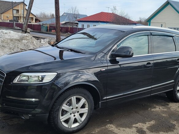 2009 Audi Q7 I (4L), чёрный, 1750000 рублей