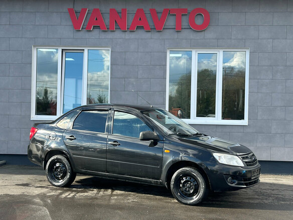 2014 Lada (ВАЗ) Granta I, чёрный, 325000 рублей - вид 2