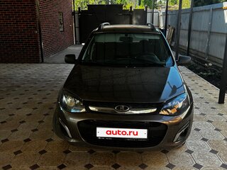 2017 Lada (ВАЗ) Kalina II, коричневый, 450000 рублей, вид 2