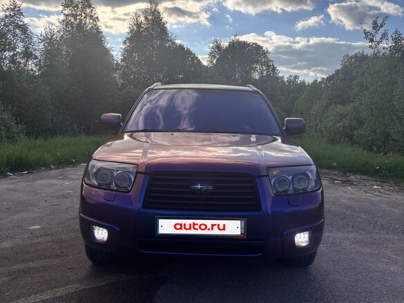 2006 Subaru Forester II Рестайлинг, пурпурный, 1000000 рублей - вид 2