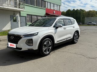 2020 Hyundai Santa Fe IV, белый, 3850000 рублей, вид 2
