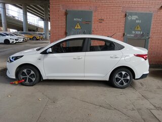 2022 Hyundai Solaris II Рестайлинг, белый, 1120303 рублей, вид 4
