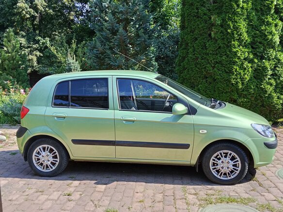 2008 Hyundai Getz I Рестайлинг, зелёный - вид 1