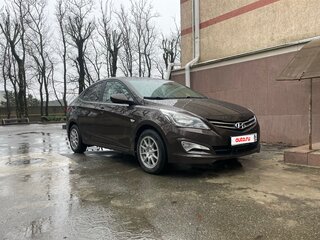 2016 Hyundai Solaris I Рестайлинг, коричневый, 1150000 рублей, вид 3