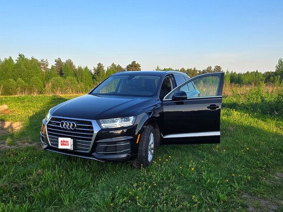 2019 Audi Q7 II (4M), чёрный, 4050000 рублей - вид 4