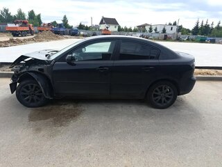 2006 Mazda 3 I (BK), чёрный, 280000 рублей, вид 3