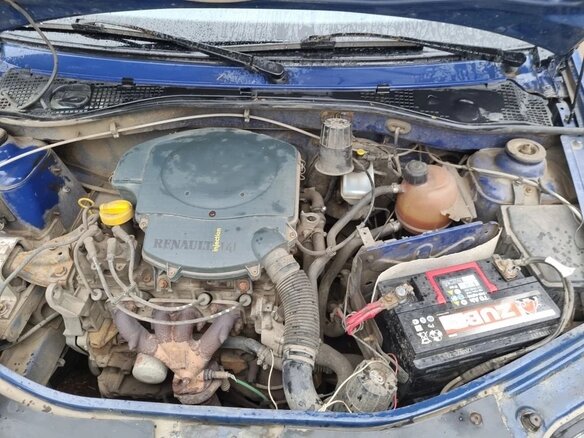 2006 Renault Logan I, синий, 180000 рублей - вид 10