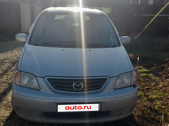 2000 Mazda MPV II (LW), серебристый, 450000 рублей
