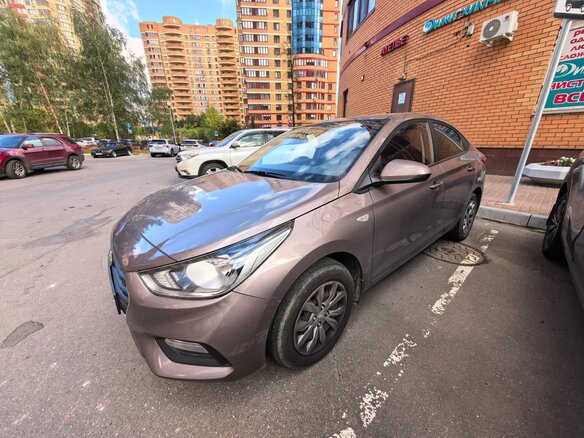 2018 Hyundai Solaris II, коричневый