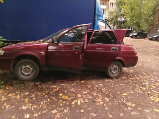 2005 Lada (ВАЗ) 2110, красный, 120000 рублей, вид 5