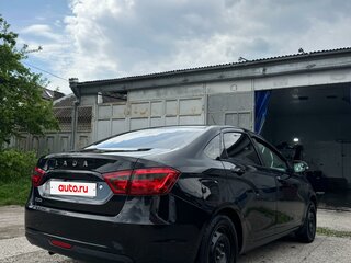 2017 Lada (ВАЗ) Vesta I, чёрный, 625000 рублей, вид 4