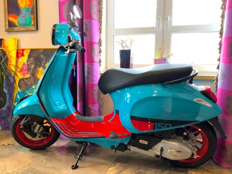 2023 Vespa Primavera, голубой, 755000 рублей, вид 1