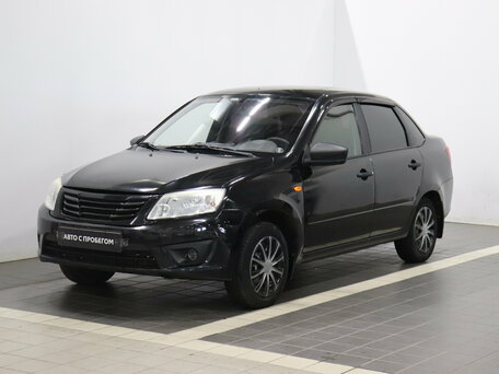 2017 Lada (ВАЗ) Granta I, чёрный, 299000 рублей, вид 5
