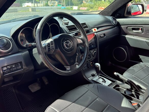 2006 Mazda 3 I (BK), красный, 620000 рублей - вид 4