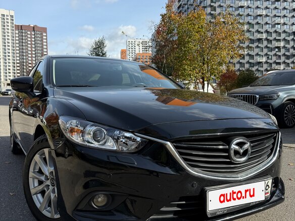 2016 Mazda 6 III (GJ) Рестайлинг, чёрный, 1990000 рублей - вид 2